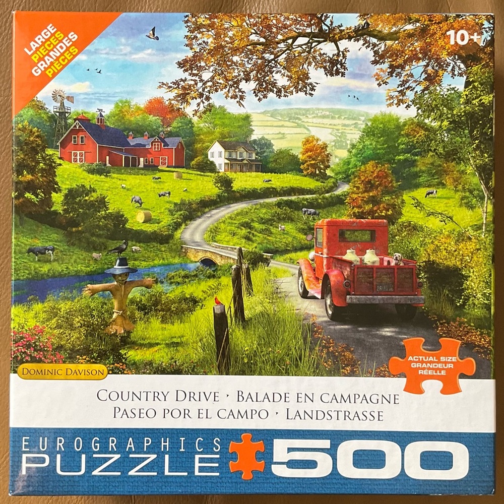 Eurographics “Country Drive” 500 piece puzzle